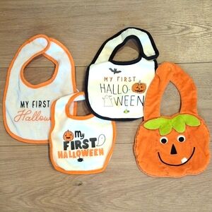 Halloween Infant Bibs - 4 pack